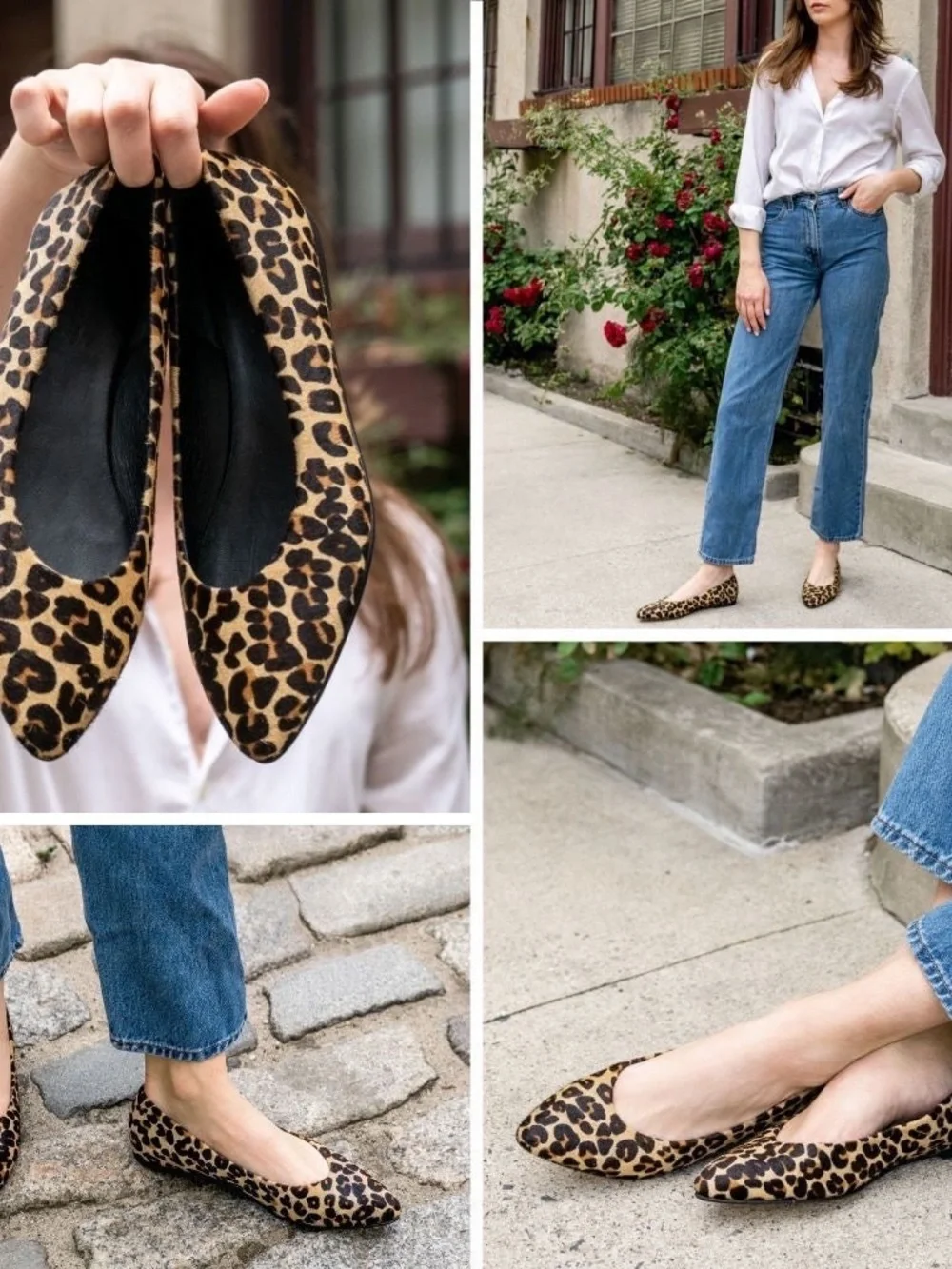 Thursday Boot Company Viva Leopard Print Women's Flats - Picture 3 of 5